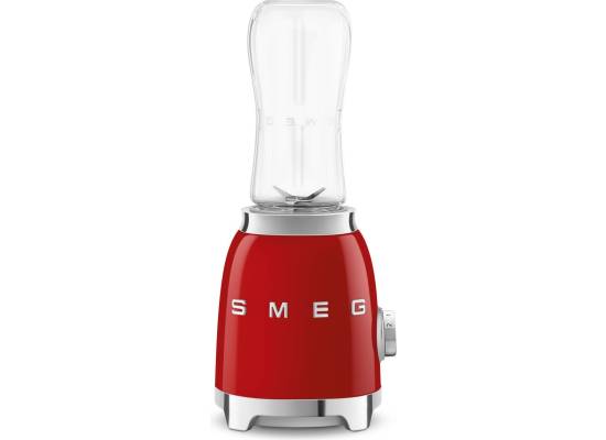 _RABAT_ | wysyłka 24H* | Blender sportowy SMEG PBF01RDEU czerwony | 2 butelki BOTTLE-TO-GO 600 ml | linia 50's STYLE
