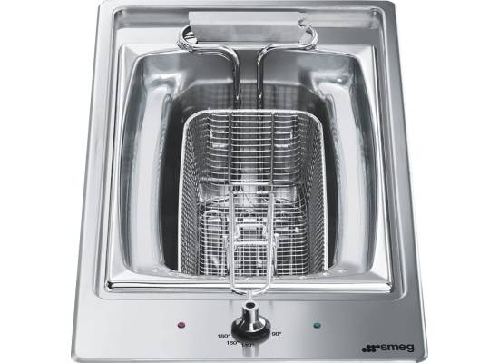 Płyta frytownica SMEG DOMINO PGF30F stal nierdzewna | linia CLASSICA