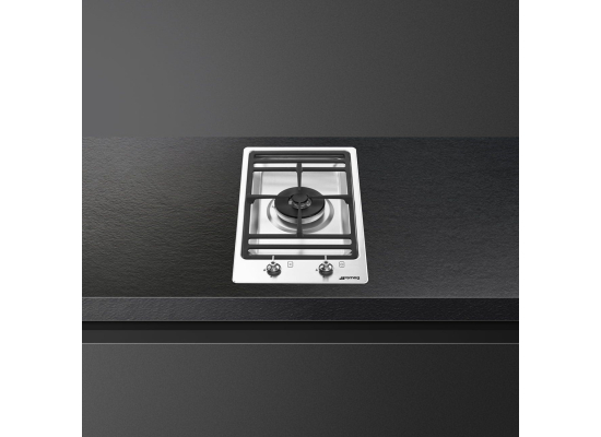_RABAT_ | Płyta gazowa SMEG DOMINO PGF31G2 stal nierdzewna | linia CLASSICA