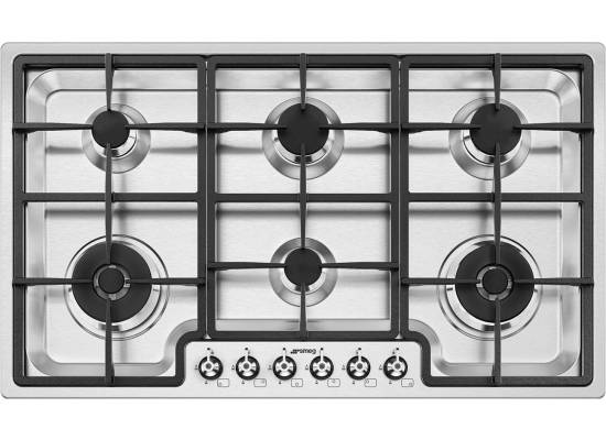 _RABAT_ | wysyłka 24H* | Płyta gazowa SMEG PGF962 stal nierdzewna | linia CLASSICA