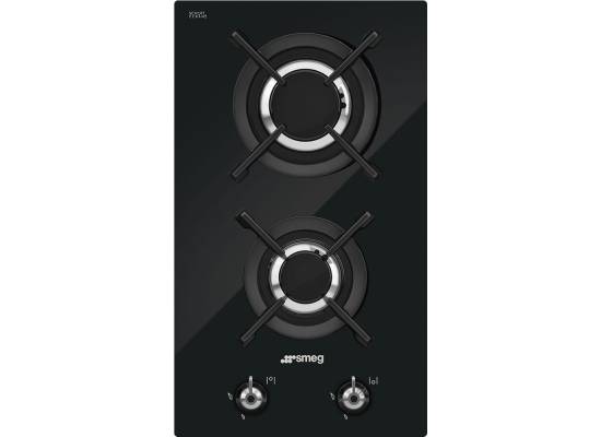 _RABAT_ | Płyta gazowa SMEG DOMINO PV332CN czarne szkło | linia CLASSICA