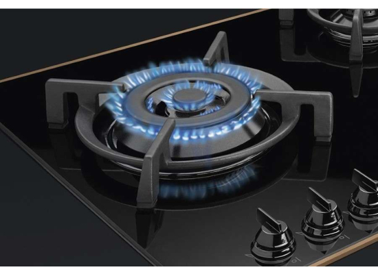 WYLECIAŁO SMEG - Płyta gazowa SMEG PV695LCNR czarne szkło + miedź | linia DOLCE STIL NOVO