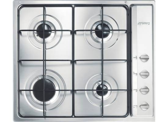 _RABAT_ | Płyta gazowa SMEG S64S stal nierdzewna | linia SELEZIONE