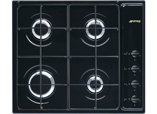 _RABAT_ | Płyta gazowa SMEG S64SN czarny | linia SELEZIONE