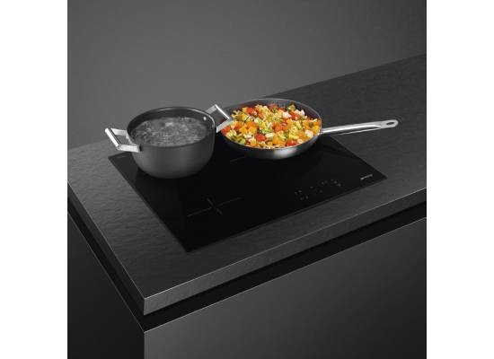 Płyta ceramiczna SMEG SE263TD1 czarne szkło | 60cm | linia UNIVERSAL