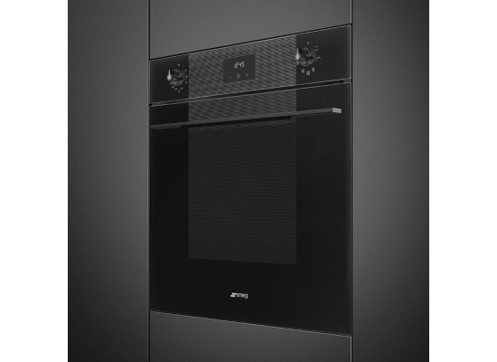 _RABAT_ | wysyłka 24H* | Piekarnik SMEG SF6100VB3 czarny | emalia Ever Clean | linia LINEA