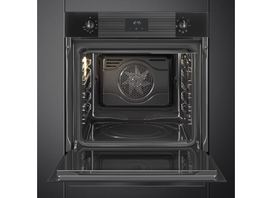 _RABAT_ | wysyłka 24H* | Piekarnik SMEG SF6100VB3 czarny | emalia Ever Clean | linia LINEA