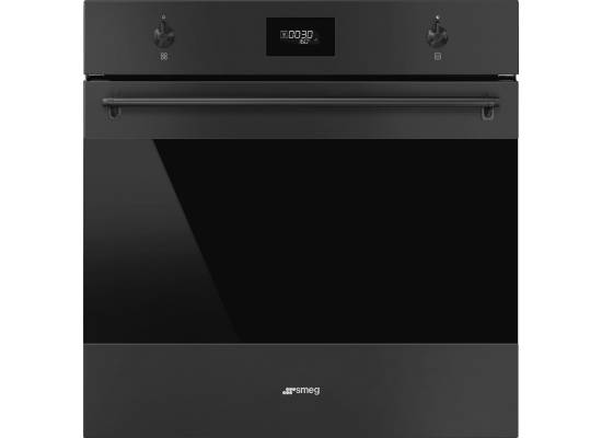 _RABAT_ | Piekarnik SMEG SF6301TN czarny mat | czyszczenie parowe | linia CLASSICA