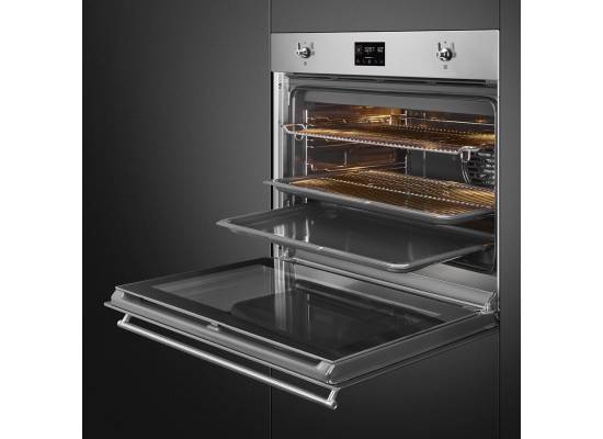 _RABAT_ | Piekarnik SMEG SF7302TX stal nierdzewna | 70cm | czyszczenie parowe | linia CLASSICA