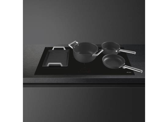 _RABAT_ | Płyta indukcyjna SMEG SI1M4954D czarne szkło | 90cm | linia UNIVERSAL