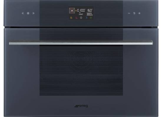 _RABAT_ | Piekarnik z funkcją mikrofali SMEG SO4102M1G neptune grey | czyszczenie parowe | linia LINEA
