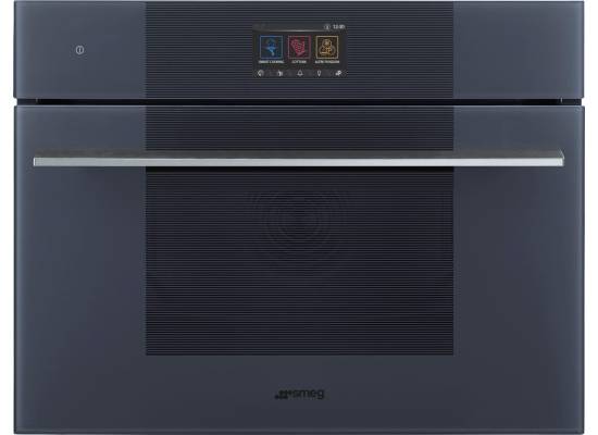 _RABAT_ | Piekarnik z funkcją mikrofali SMEG SO4104M2PG neptune grey | czyszczenie parowe | linia LINEA