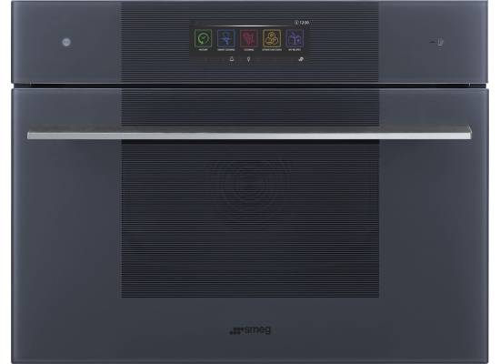 _RABAT_ | Piekarnik z funkcją mikrofali i pary SMEG SO4106WAPG neptune grey | czyszczenie parowe | linia LINEA