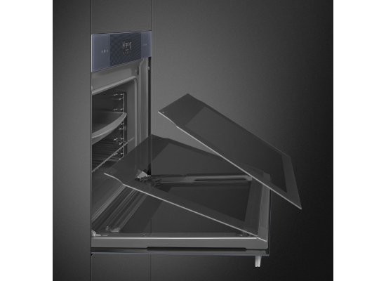 _RABAT_ | wysyłka 24H* | Piekarnik z funkcją pary SMEG SO6102S3PG neptune grey | czyszczenie parowe | linia LINEA