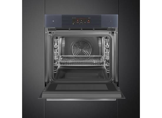 _RABAT_ | Piekarnik z funkcją mikrofali i pary SMEG SO6106WAPG neptune grey | czyszczenie parowe | linia LINEA