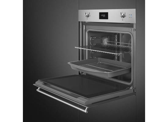 _RABAT_ | wysyłka 24H* | Piekarnik z funkcją pary SMEG SO6301S2X stal nierdzewna | czyszczenie parowe | linia CLASSICA