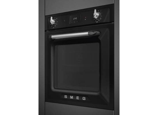 _RABAT_ | wysyłka 24H* | Piekarnik SMEG SOP6900TN czarny | czyszczenie pyroliza | linia VICTORIA