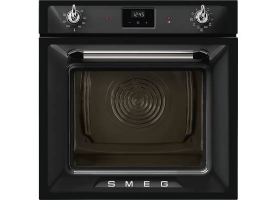 _RABAT_ | wysyłka 24H* | Piekarnik SMEG SOP6900TN czarny | czyszczenie pyroliza | linia VICTORIA