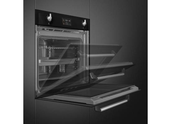 _RABAT_ | Piekarnik z funkcją pary SMEG SOP6902S2PN czarny | czyszczenie pyroliza | linia VICTORIA