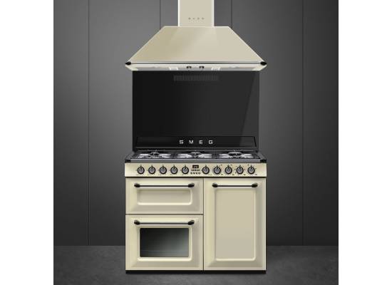 _RABAT_ | wysyłka 24H* | Kuchnia z płytą gazową SMEG TR103P kremowy | 100cm | czyszczenie parowe | linia VICTORIA | + GRATIS robot SMF05BLEU