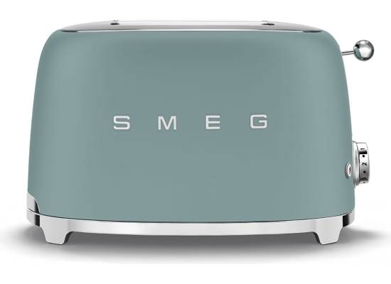 _RABAT_ | Toster na 2 kromki SMEG TSF01EGMEU szmaragdowy mat | 2 kieszenie | linia 50's STYLE