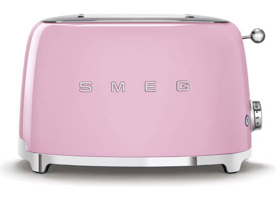 _RABAT_ | Toster na 2 kromki SMEG TSF01PKEU pastelowy róż | 2 kieszenie | linia 50's STYLE