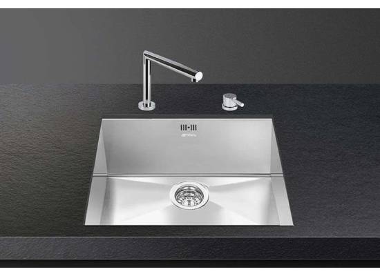 _RABAT_ | Zlew SMEG VSTQ50-2 stal szczotkowana INOX | linia LINEA