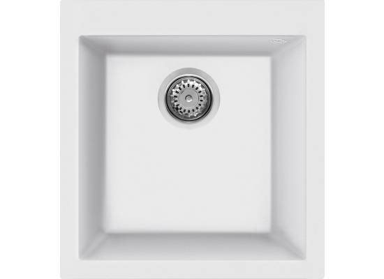 Zlew SMEG VZ45B WHITE (biały mat) | linia QUADRA