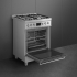 _RABAT_ | Kuchnia z płytą gazową SMEG C6GMX2 stal nierdzewna | 60cm | czyszczenie parowe | linia SYMFONIA | + GRATIS blender BLF03BLEU