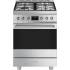 _RABAT_ | Kuchnia z płytą gazową SMEG C6GMX2 stal nierdzewna | 60cm | czyszczenie parowe | linia SYMFONIA | + GRATIS blender BLF03BLEU