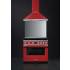 Kuchnia z płytą indukcyjną SMEG CPF9IPR czerwony | 90cm | czyszczenie pyroliza | linia PORTOFINO