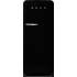 _RABAT_ | Lodówka wolnostojąca SMEG FAB28RDBLM6 czarny mat | zawiasy po PRAWEJ | 150cm | linia 50's STYLE