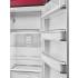 _RABAT_ | WYLECIAŁO SMEG - Lodówka wolnostojąca SMEG FAB28RDRB6 ruby red | zawiasy po PRAWEJ | 150cm | linia 50's STYLE