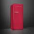 _RABAT_ | WYLECIAŁO SMEG - Lodówka wolnostojąca SMEG FAB28RDRB6 ruby red | zawiasy po PRAWEJ | 150cm | linia 50's STYLE