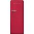 _RABAT_ | WYLECIAŁO SMEG - Lodówka wolnostojąca SMEG FAB28RDRB6 ruby red | zawiasy po PRAWEJ | 150cm | linia 50's STYLE