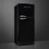 _RABAT_ | Lodówka wolnostojąca SMEG FAB50RBL5 czarny | zawiasy po PRAWEJ | 188cm | linia 50's STYLE