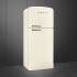 _RABAT_ | Lodówka wolnostojąca SMEG FAB50RCR5 kremowy | zawiasy po PRAWEJ | 188cm | linia 50's STYLE