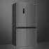 _RABAT_ | Lodówka wolnostojąca SbS SMEG FQI48KD czarna stal DARK-INOX | NoFrost | linia UNIVERSAL