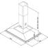 _RABAT_ | Okap wyspowy SMEG KCI19AOE antracyt | 90cm | 754 m3/h | linia CORTINA