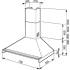 _RABAT_ | wysyłka 24H* | Okap przyścienny SMEG KD70XE stal nierdzewna | 70cm | 788 m3/h | linia CLASSICA