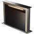 _RABAT_ | Okap blatowy downdraft SMEG KDD60VXE-3 czarne szkło + stal nierdzewna | 54cm | 650 m3/h | linia UNIVERSAL