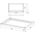 _RABAT_ | Zestaw do zwiększania wysokości SMEG KITH93 | 94,5-96 cm | do kuchni wolnostojącej Victoria (TR93) | linia UNIVERSAL