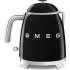 _RABAT_ | wysyłka 24H* | Czajnik SMEG MINI KLF05BLEU czarny połysk | pojemność 0,8 l | linia 50's STYLE