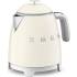 _RABAT_ | wysyłka 24H* | Czajnik SMEG MINI KLF05CREU kremowy | pojemność 0,8 l | linia 50's STYLE