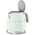 _RABAT_ | wysyłka 24H* | Czajnik SMEG MINI KLF05PGEU pastelowy zieleń | pojemność 0,8 l | linia 50's STYLE