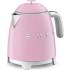 _RABAT_ | Czajnik SMEG MINI KLF05PKEU pastelowy róż | pojemność 0,8 l | linia 50's STYLE