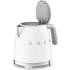 _RABAT_ | wysyłka 24H* | Czajnik SMEG MINI KLF05WHEU biały połysk | pojemność 0,8 l | linia 50's STYLE