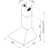 _RABAT_ | Okap przyścienny SMEG KSED65BE biały | 60cm | 593 m3/h | linia UNIVERSAL