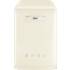 _RABAT_ | Zmywarka wolnostojąca SMEG LVFABCR3 kremowy + uchwyt chrom | 60cm | linia 50's STYLE