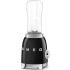 _RABAT_ | wysyłka 24H* | Blender sportowy SMEG PBF01BLEU czarny połysk | 2 butelki BOTTLE-TO-GO 600 ml | linia 50's STYLE